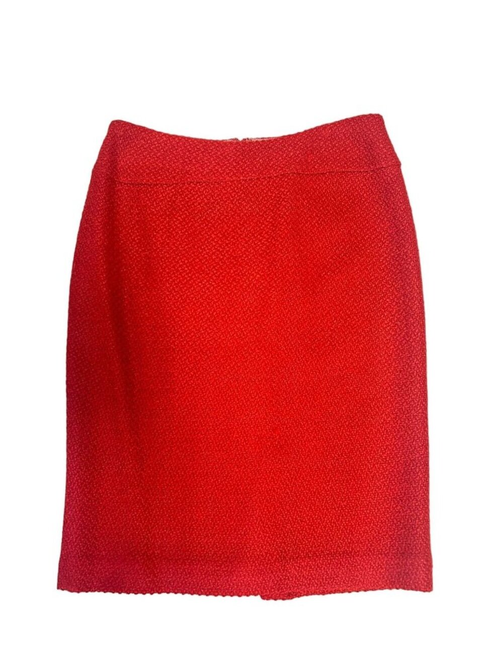 Anthropologie Moulinette Soeurs red textured Pencil Skirt Size 10